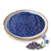 Butterfly pea flower powder with visible flower source material for functional food and beverage formulations