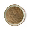 Chia seed powder beside whole chia seeds for nutrition powder and functional food formulation development