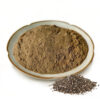 Chia seed powder with whole chia seeds, a ground botanical ingredient for nutrition powder and supplement blend formulations