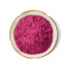 Top view of red dragon fruit powder for drink mixes and fruit-based nutrition powder formulations