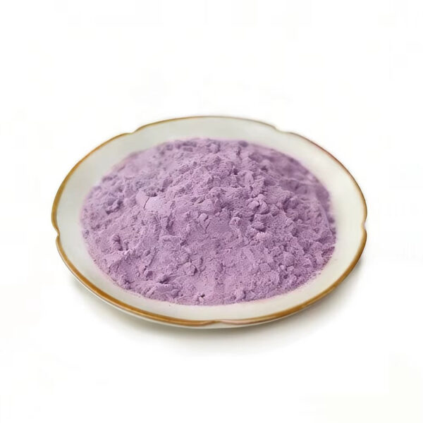 Light purple taro powder presentation for drink mixes and functional food formulation