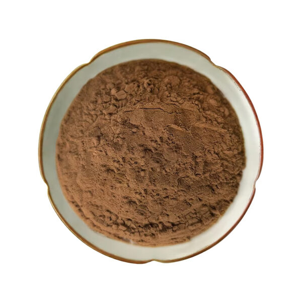 White tea extract powder 10:1 20:1 30:1 top-view presentation for nutraceutical supplement formulation