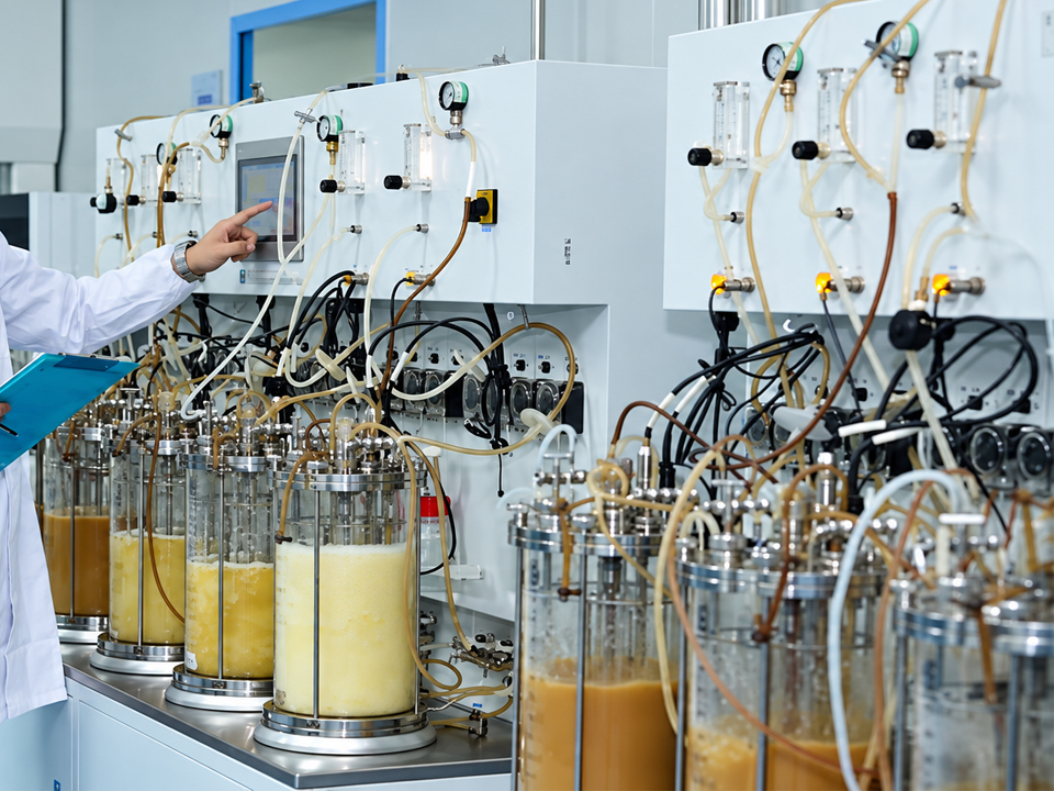 Botanical ingredient quality control laboratory reviewing chromatography results and batch testing documentation.